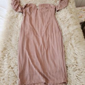 Beige fashion Nova dress (3)